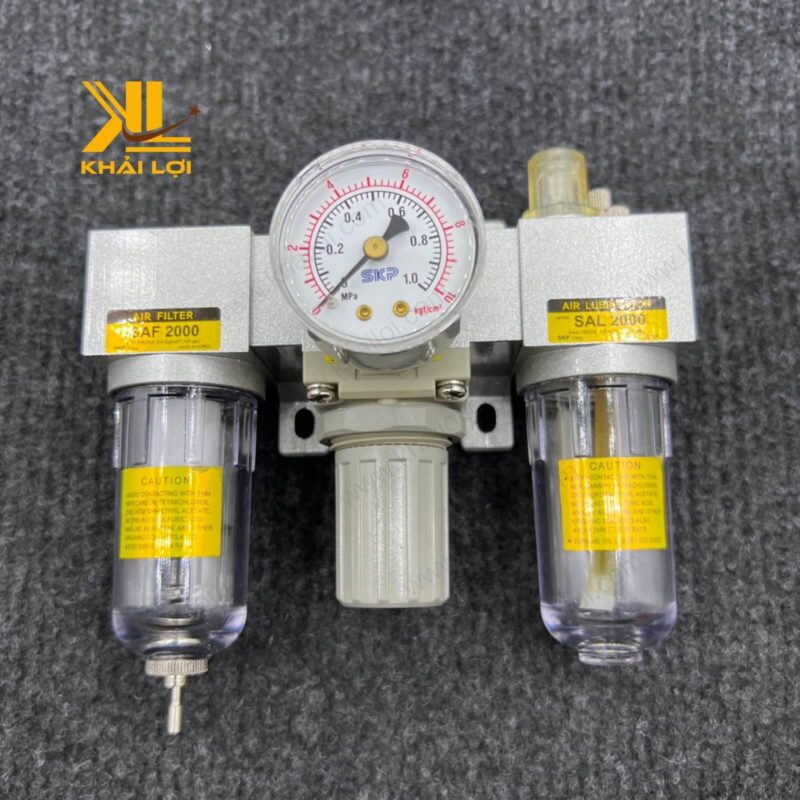 Hình ảnh Bộ Lọc Ba Khí Nén SKP SAU chính hãng tại Vật tư công nghiệp Khải Lợi.