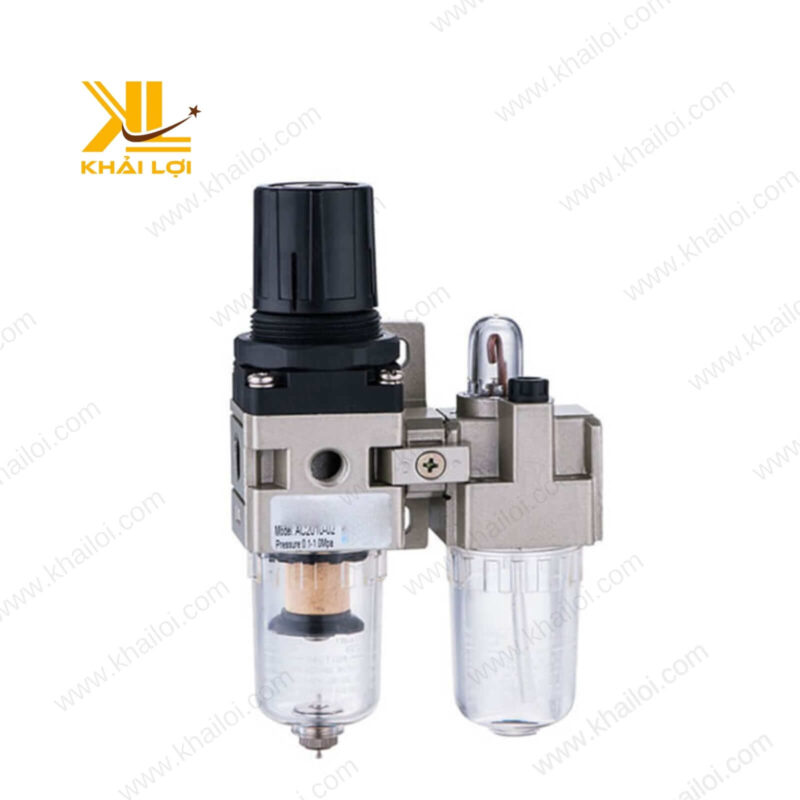 Bộ lọc đôi khí nén AC được sản xuất bởi thương hiệu Khải Lợi, chuyên dụng cho các hệ thống khí nén.