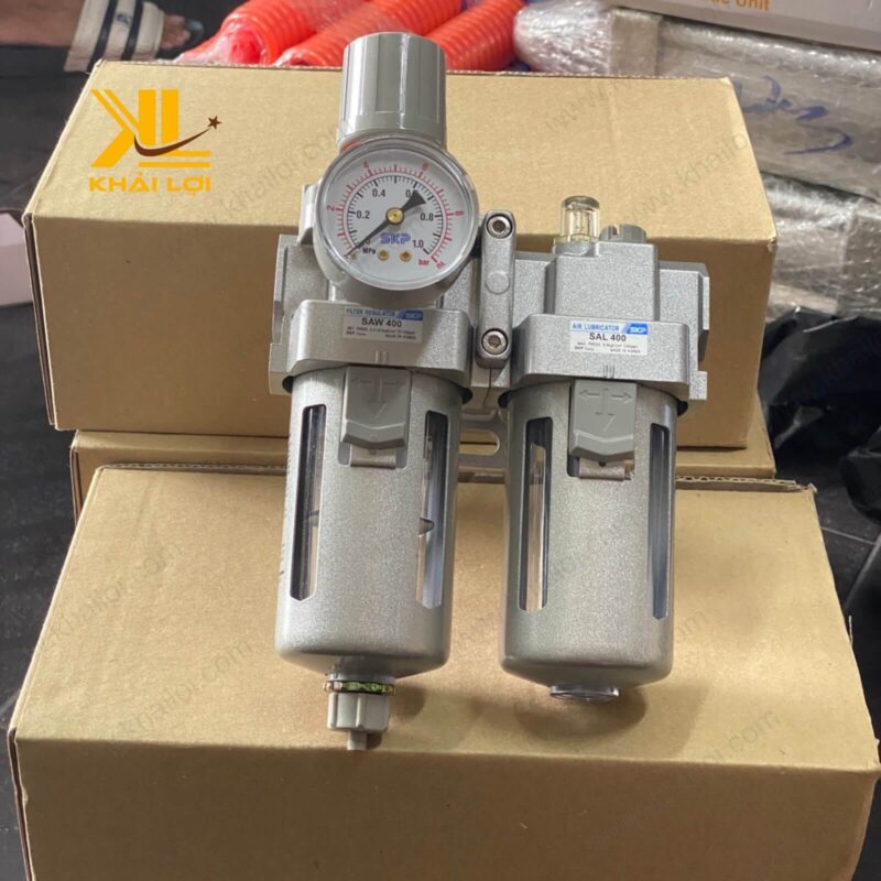 Hình ảnh chi tiết Bộ Lọc Đôi Khí Nén SKP SAU chính hãng từ Vật tư công nghiệp Khải Lợi.