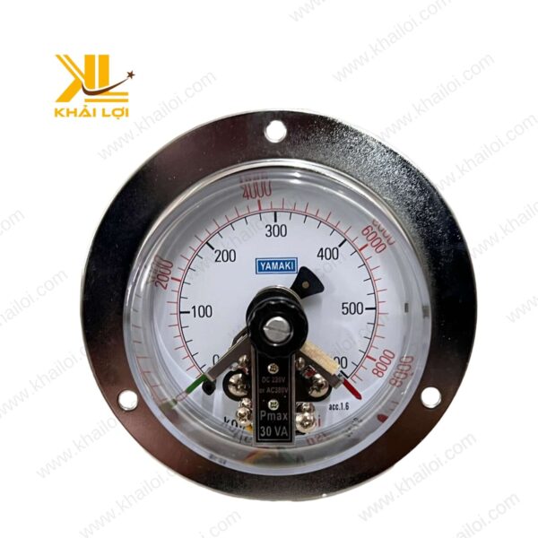 Mặt đồng hồ áp suất YAMAKI 100mm sáng rõ.