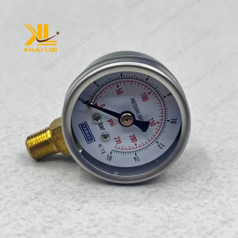 Đồng hồ hơi YAMAKI chuyên dụng trong hệ thống cấp nước.