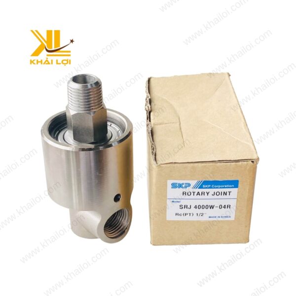 Cận cảnh chi tiết cấu tạo khớp nối xoay nước SKP SRJ chính hãng.