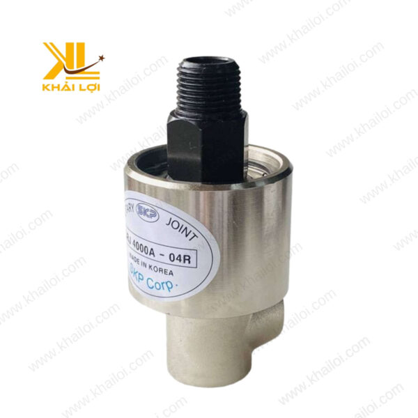 Mẫu khớp nối xoay khí nén SKP SRJ loại ren phải, được sản xuất bởi thương hiệu SKP Hàn Quốc.