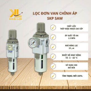 Thông số kỹ thuật Lọc Đơn Van Chỉnh Áp SKP SAW của Vật tư công nghiệp Khải Lợi.