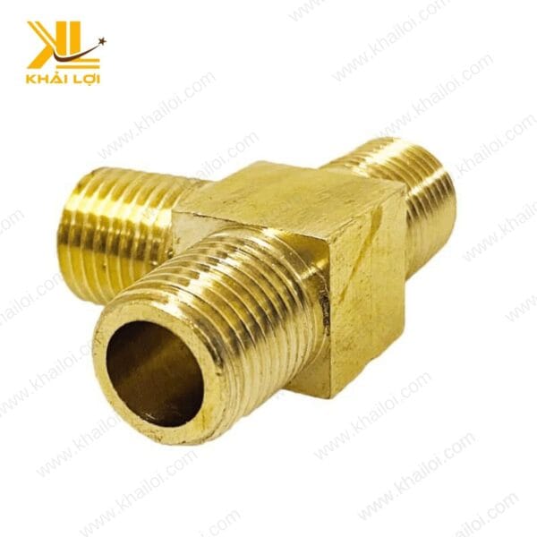 Tê Ren Ngoài Thau - Nối Ngã Ba với các đầu ren đồng đều, gia công chính xác.
