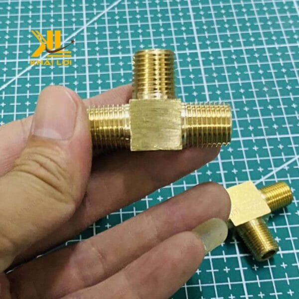 Nối Thau Ba Ngã Ren Ngoài phù hợp cho hệ thống dẫn khí và chất lỏng.