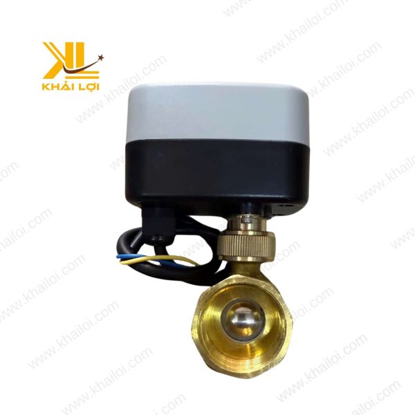 Van Bi Điện Thau BVE sử dụng motor xoay, phù hợp cho ứng dụng nước và khí.