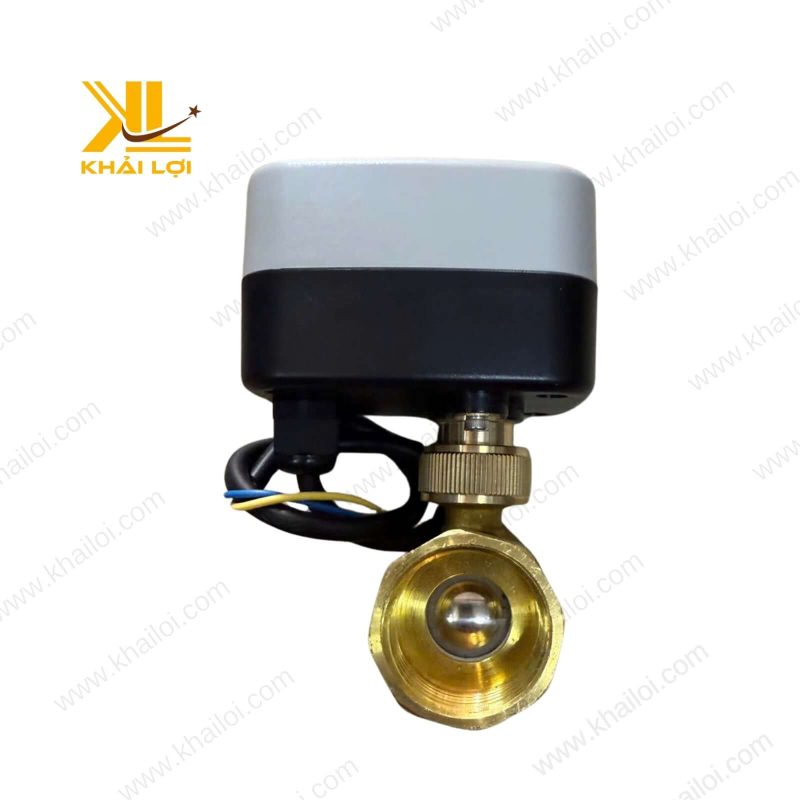 Van Bi Điện Thau BVE sử dụng motor xoay, phù hợp cho ứng dụng nước và khí.