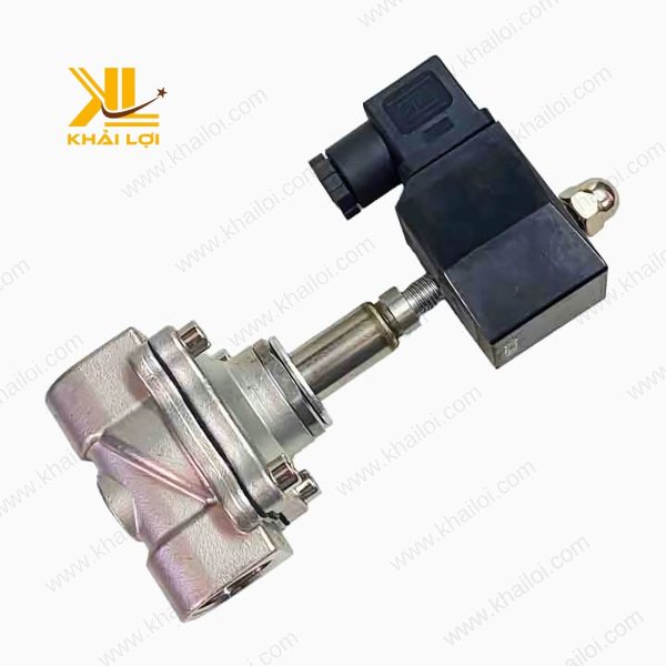 Thiết kế thân inox 304 bền bỉ của Van Điện Từ INOX COIL Đúc UWS.