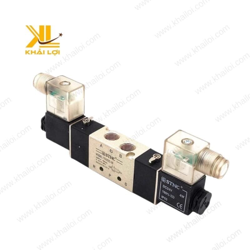Van điện từ khí nén STNC TG - Hình ảnh góc nghiêng, chi tiết sản phẩm