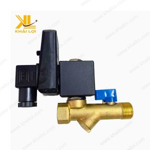 Thiết kế thân đồng bền bỉ của Van Điện Từ Xả Đáy Bình OPT.