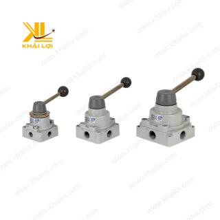 Van gạt tay khí nén SKP SHV được làm từ chất liệu kim loại chắc chắn.