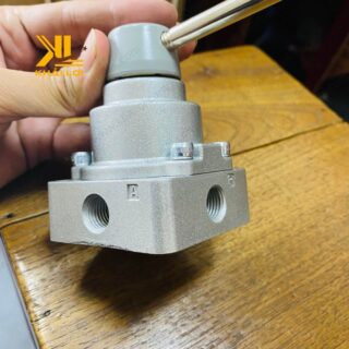 Sơ đồ kết nối của van gạt tay khí nén SKP SHV thương hiệu Khải Lợi.