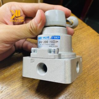 Mẫu van gạt tay khí nén SKP SHV được sử dụng rộng rãi trong công nghiệp.