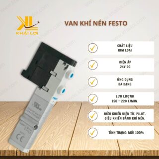hông số kỹ thuật van khí nén Festo của Vật tư công nghiệp Khải Lợi.