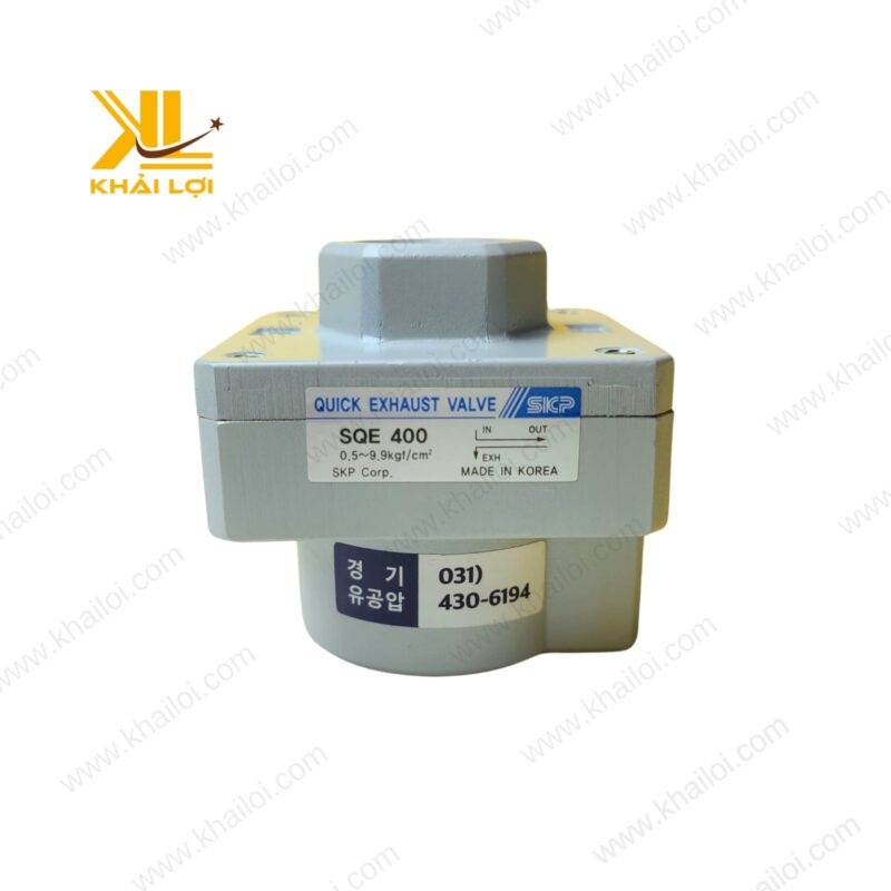 Van Xả Nhanh SKP SQE với các mức ren khác nhau, phù hợp nhiều hệ thống khí nén.