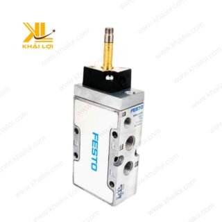Van điện từ FESTO MFH 5/2 với cuộn coil 24V, ứng dụng trong hệ thống khí nén.