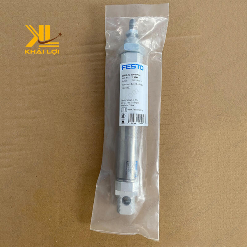 Xi lanh khí nén Festo chính hãng từ Vật tư công nghiệp Khải Lợi.
