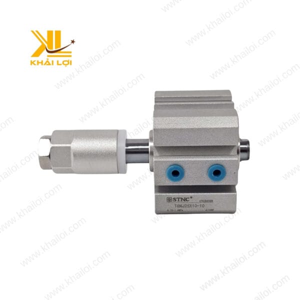 Hình ảnh cận cảnh Xi lanh Compact Hai Đầu STNC TGND TGNJ với thiết kế nhỏ gọn và chất liệu hợp kim nhôm cao cấp.