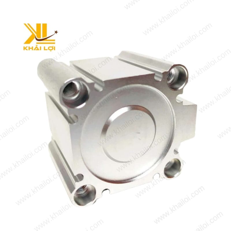 Hình ảnh xi lanh khí nén compact STNC TGN với bề mặt gia công tinh xảo.