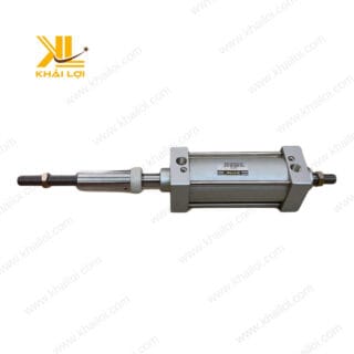 Cận cảnh phần thân xi lanh khí nén hai đầu STNC TGCD TGCJ với thiết kế chắc chắn.