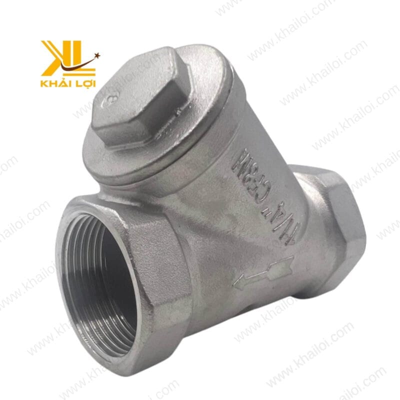 Hình ảnh thực tế của Lọc Y Inox 304, chất liệu thép không gỉ cao cấp.