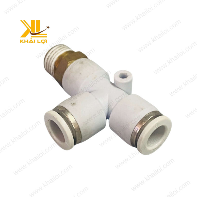Chữ T Hai Đầu Ghim Ống Ren Bên Hông STNC YPD - Giải pháp tối ưu cho hệ thống khí nén công nghiệp.