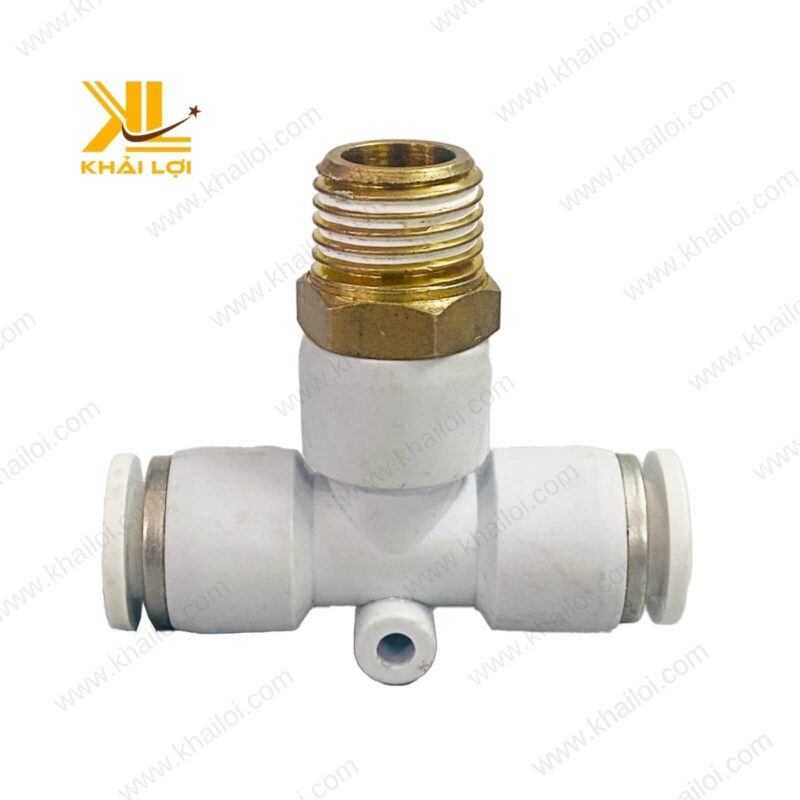 Sản phẩm chữ T hai đầu ghim ống ren giữa STNC YPB với chất liệu cao cấp, chống rò rỉ.