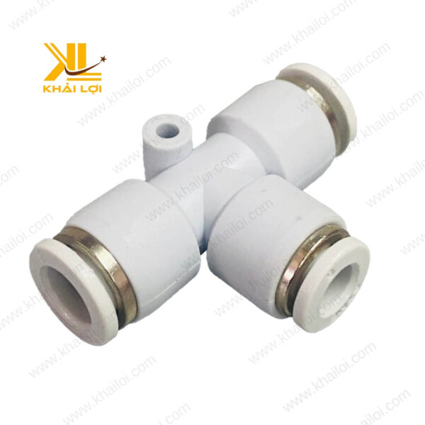 Ảnh chụp từ nhiều góc độ của Chữ T Nối Giảm Khí Nén STNC YPEG.