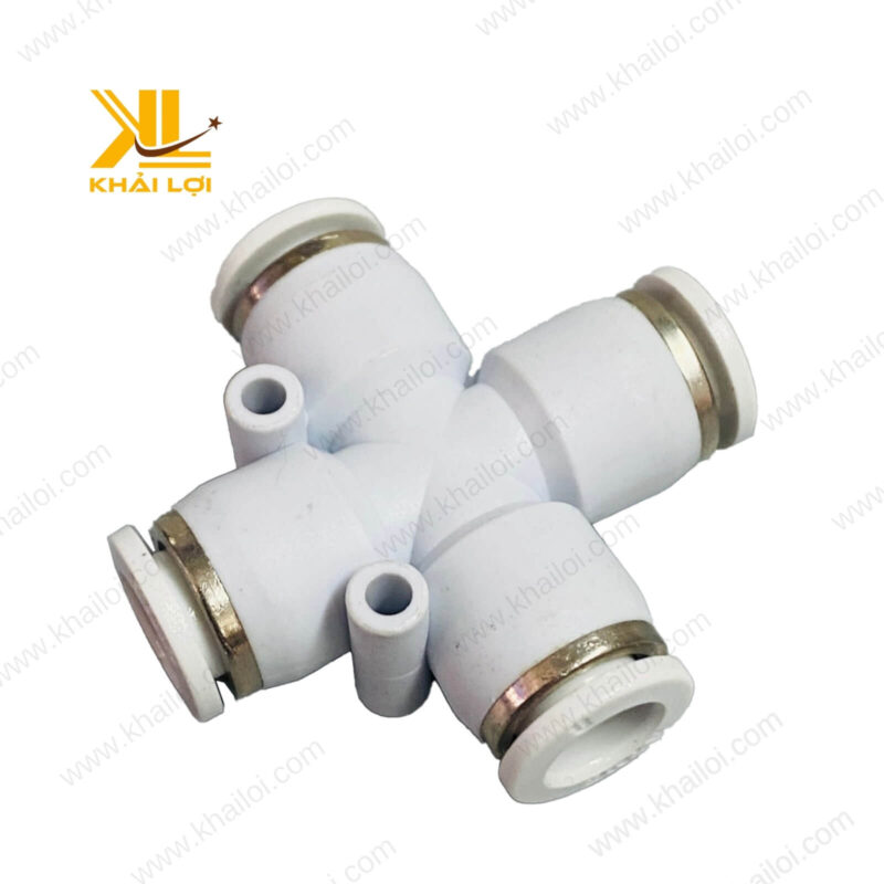 Cận cảnh Chữ Thập Nối Khí Nén STNC YPZA với thiết kế chắc chắn, dễ lắp đặt.
