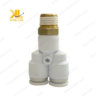 Chữ Y Hai Đầu Nhấn Ống Ren Ngoài STNC YPX - Phụ kiện khí nén chất lượng cao của Vật tư công nghiệp Khải Lợi.
