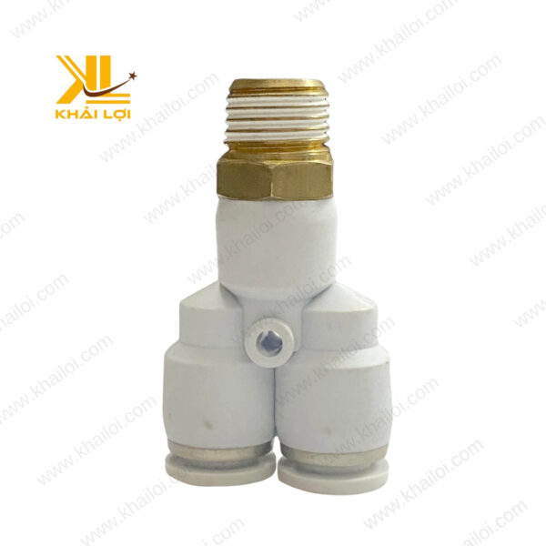 Chữ Y Hai Đầu Nhấn Ống Ren Ngoài STNC YPX - Phụ kiện khí nén chất lượng cao của Vật tư công nghiệp Khải Lợi.