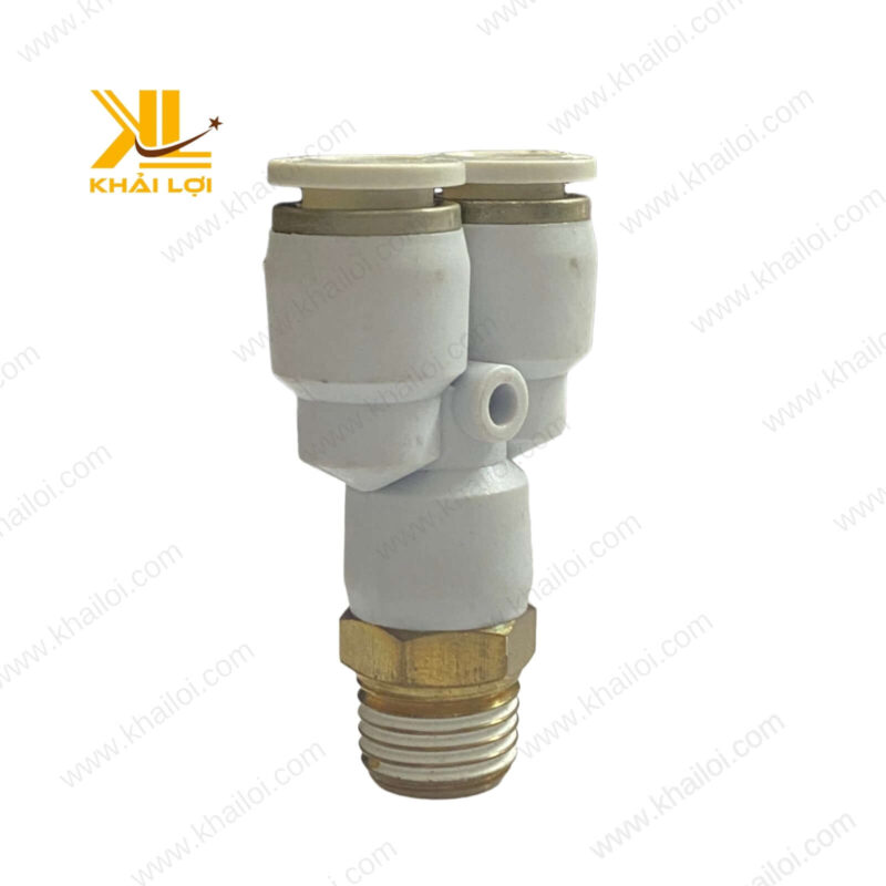 Chữ Y Hai Đầu Nhấn Ống Ren Ngoài STNC YPX với khả năng chịu áp suất cao lên đến 12 kg/cm².
