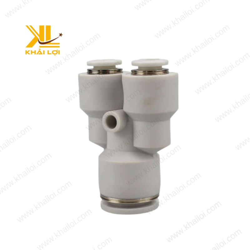 Chữ Y nối khí nén STNC YPW giúp kết nối ba đường ống khí một cách linh hoạt – Vật tư công nghiệp Khải Lợi.
