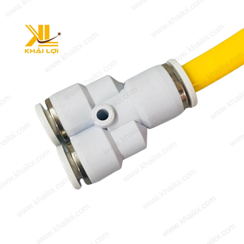 Chữ Y nối khí nén STNC YPW của Vật tư công nghiệp Khải Lợi với thiết kế nhỏ gọn, chắc chắn.
