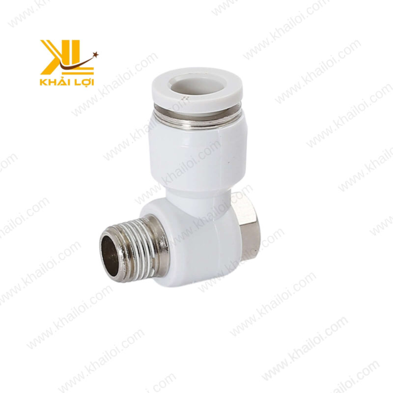 Đầu nối thẳng AIRTAC PH với một đầu ống và một đầu ren của Vật tư công nghiệp Khải Lợi.
