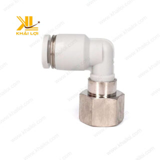 Thiết kế Co Nối Hơi Khí Nén AIRTAC PLF phù hợp với không gian lắp đặt nhỏ hẹp.