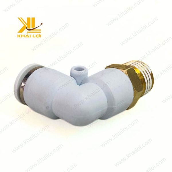 Hình ảnh chi tiết co nối đầu ghim ống ren ngoài STNC YPL với thiết kế chắc chắn.