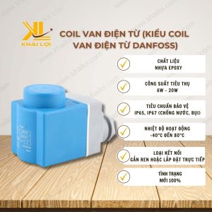 Coil Van Điện Từ - Kiểu Coil Van Điện Từ Danfoss