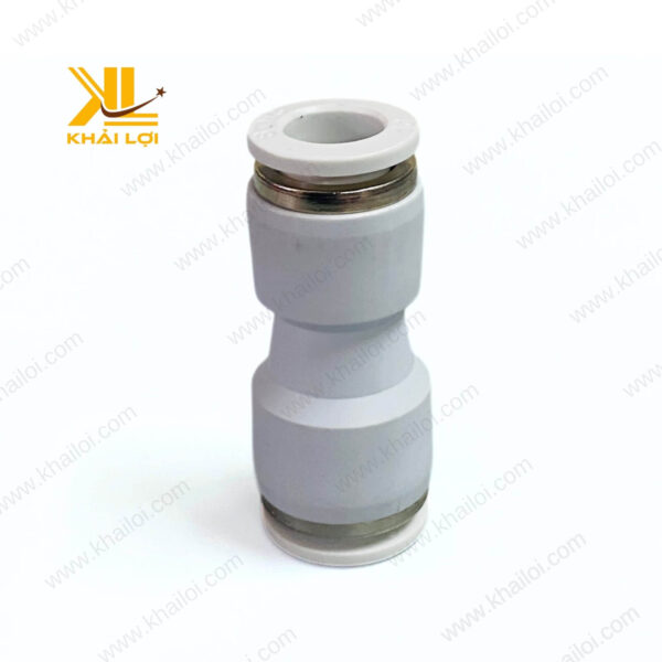 Ảnh chụp chi tiết đầu nối giảm khí nén STNC YPG với chất liệu nhựa cao cấp.