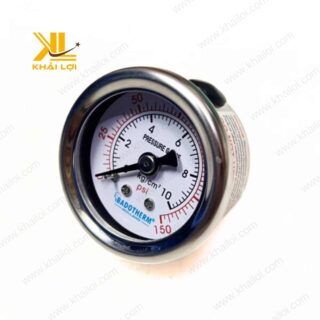 Đồng hồ đo áp suất HOLLAND Y40 được sử dụng trong công nghiệp hóa chất.
