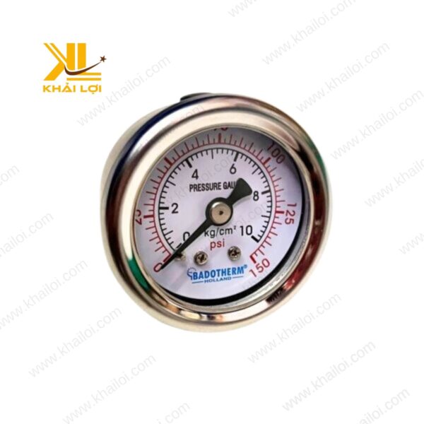 Mặt số đồng hồ áp lực HOLLAND Y40 hiển thị rõ ràng với độ chính xác cao.