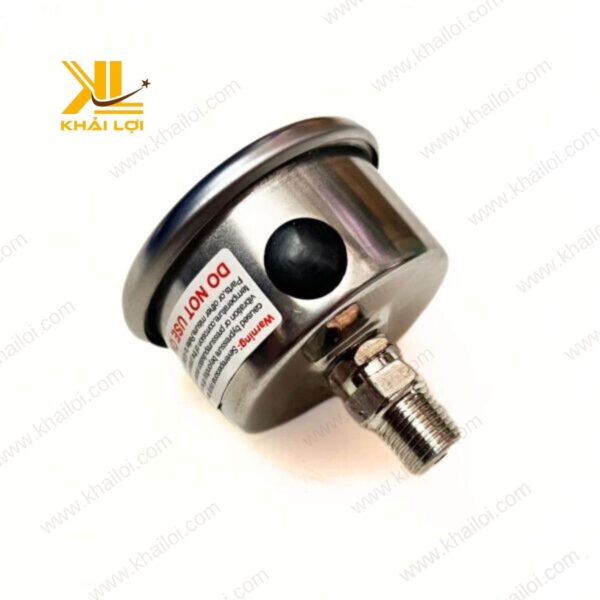 Đồng hồ áp lực HOLLAND Y40 của Vật tư công nghiệp Khải Lợi với thiết kế inox 304 bền bỉ.