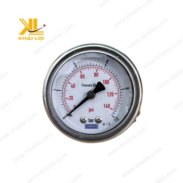 Đồng hồ dầu YAMAKI Y50 REN 13 chân sau, phù hợp cho nhiều hệ thống công nghiệp.