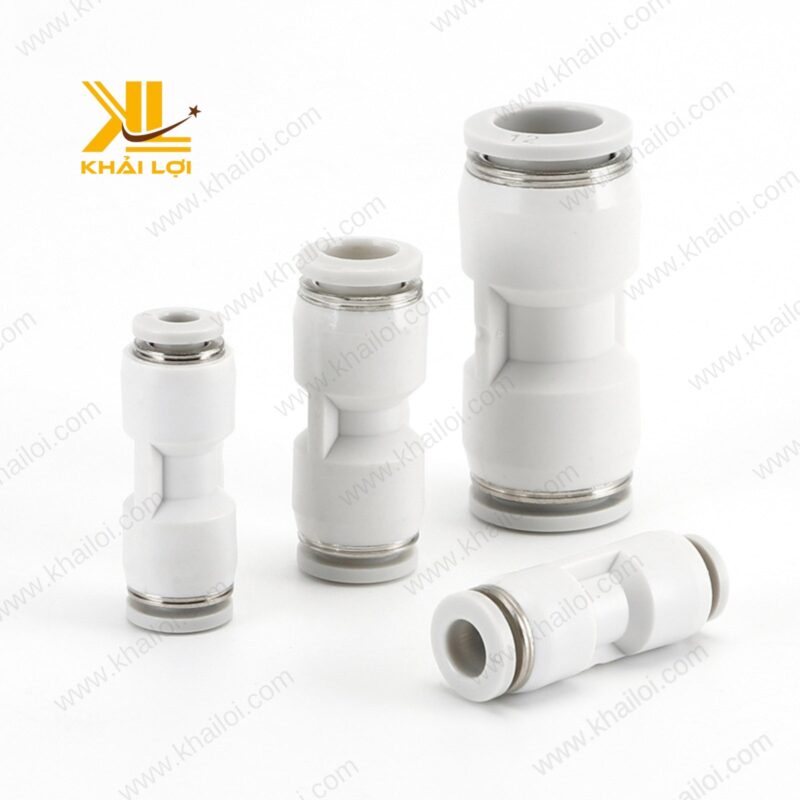 Ảnh chụp cận cảnh nối thẳng JELPC PU của Vật tư công nghiệp Khải Lợi.