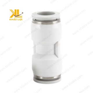 Cận cảnh đầu nối khí nén JELPC PU với nhiều kích thước khác nhau.