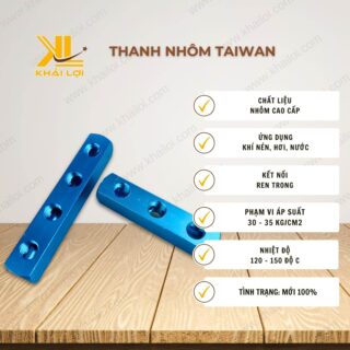 Thông số kỹ thuật Thanh Nhôm Taiwan chia khí của Vật tư công nghiệp Khải Lợi