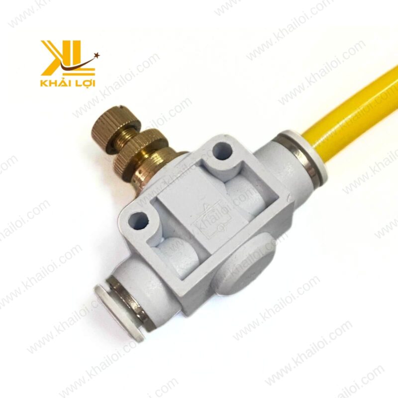Cấu tạo chi tiết của van tiết lưu STNC YSA với vòng giữ ống và phốt chặn khí chống rò rỉ.