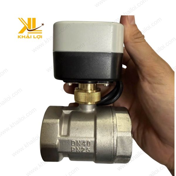 Van bi điện INOX BVE của Vật tư công nghiệp Khải Lợi với thiết kế chắc chắn, chất liệu inox cao cấp.
