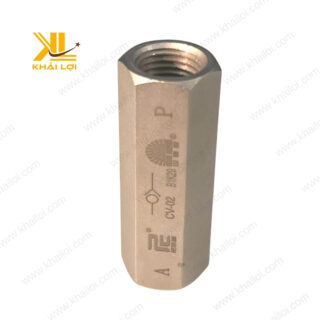 Cận cảnh cấu tạo van 1 chiều khí nén SUNRISE chính hãng tại Vật tư công nghiệp Khải Lợi.